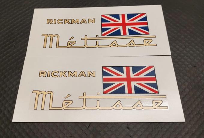 Rickman Métisse Tank Transfer 1960's. Pair