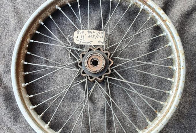 BSA B44. A65. A50. 19". WM2. Wheel used