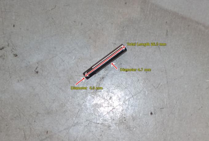 AJS/Matchless Führungsstift f. Ölpumpe Plunger 3/16" '47 