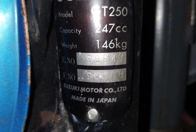 Suzuki GT 250cc 1976