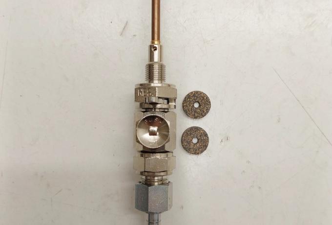 Petrol Tab with Reserve 1/8". Tube, Spigot and Nut