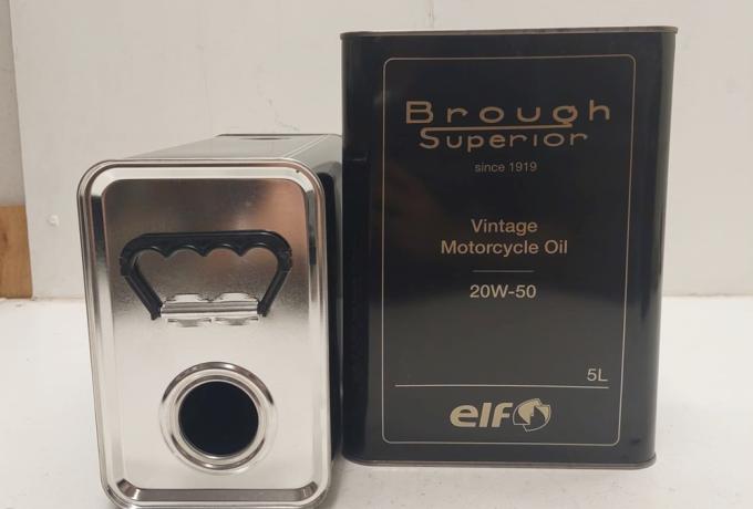 Brough Superior Oil Can Set.  Empty Cans