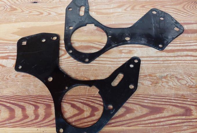 AJS/Matchless Engine Plates. Pair. used