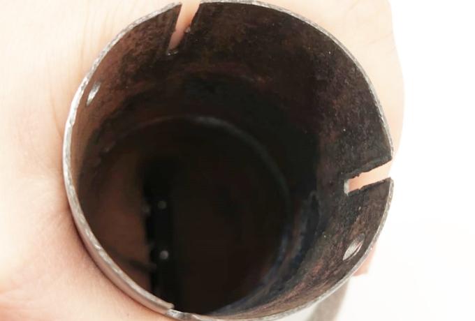 BSA WD M20 Silencer 1 3/4" unchromed 90mm. Original Baffle