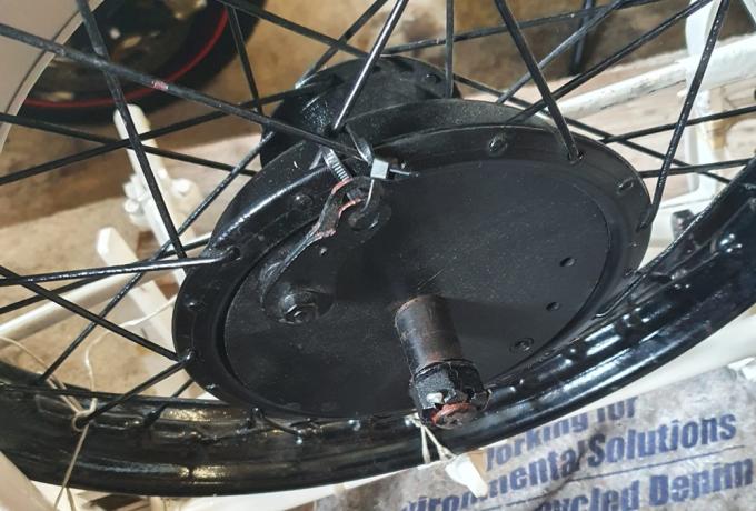 Calthorpe Ivory Side Car Chassis with mudguard and wheel ca. 1931