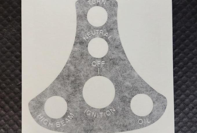 Triumph Vinyl Transfer / Sticker for Instrument Panel