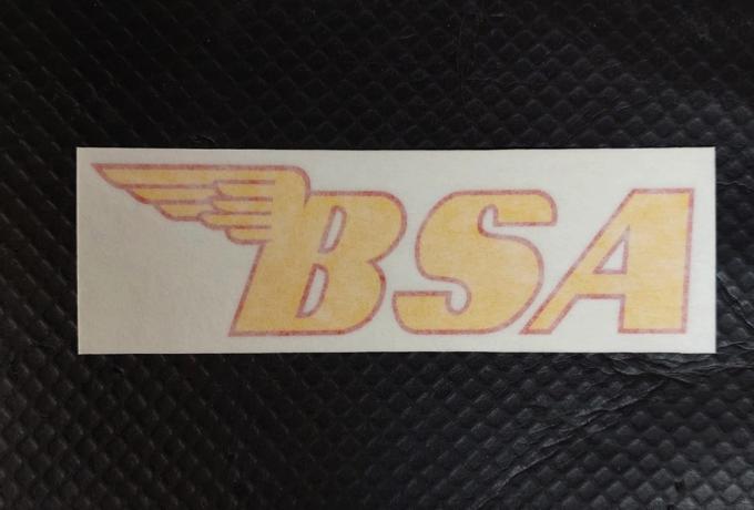 BSA Export Vinyl Transfer / Sticker