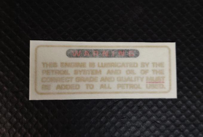 BSA Tank Vinyl Transfer / Sticker 