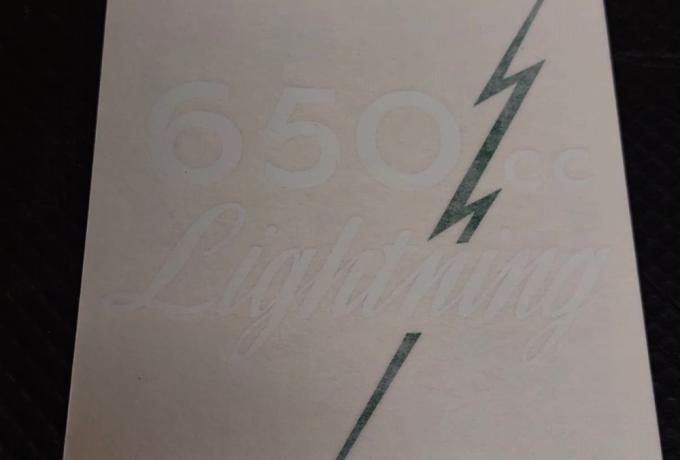 BSA Lightning 650 Export Side Cover Vinyl Transfer / Sticker 