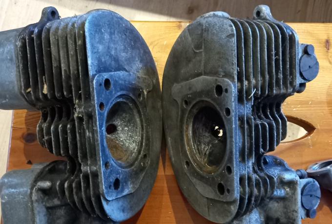 Matchless Cylinder Heads Pair used 