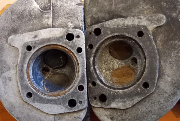 Matchless Cylinder Heads Pair used 