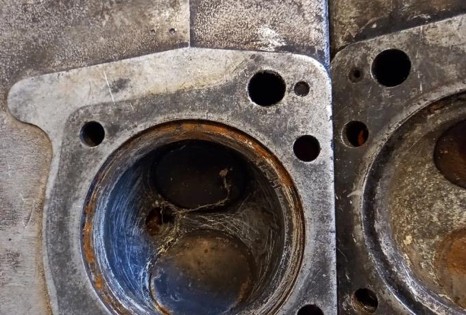 Matchless Cylinder Heads Pair used 