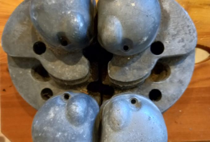 Matchless Cylinder Heads Pair used 