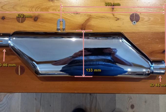 Ariel Silencer A,B,F & G Mod.   1 3/4"