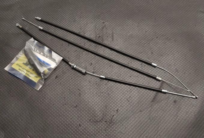 Triumph T150V MKI UK Air Cable Set with Junction Box