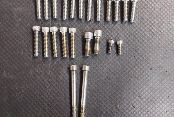 Triumph T120 Engine Allen Screw Set 1936-68