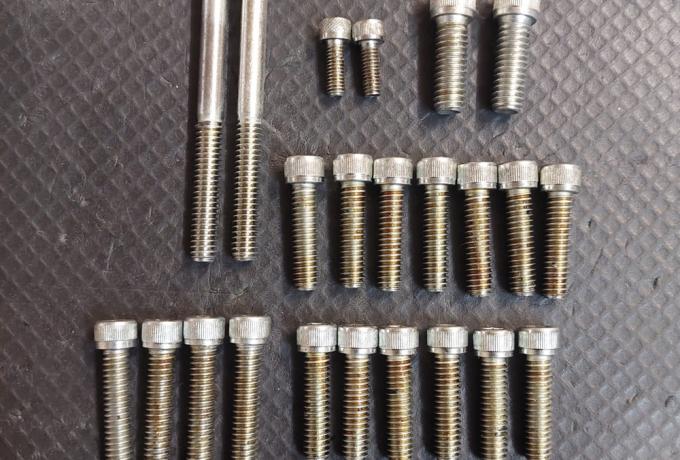 Triumph T120 / T140 Engine Allen Screw Set 1969-87