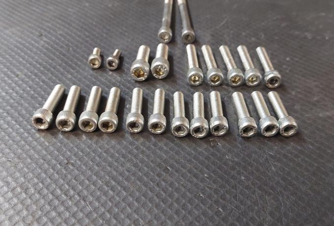 Triumph T120 Engine Allen Screw Set 1936-68