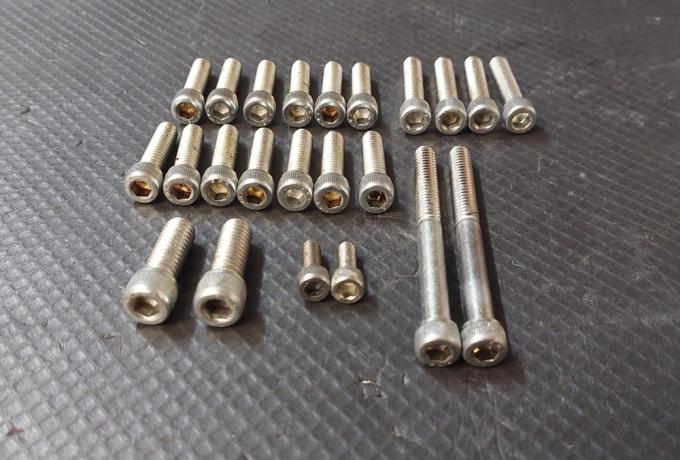 Triumph T120 / T140 Engine Allen Screw Set 1969-87