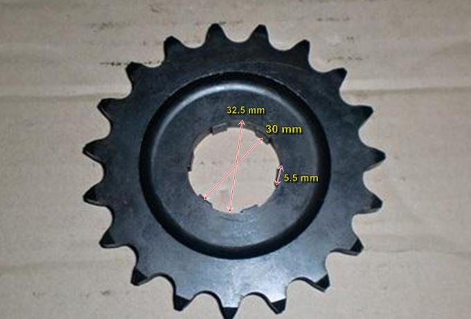 AJS/Matchless/Ariel/Burman/Panther Gearbox Sprocket 19T.