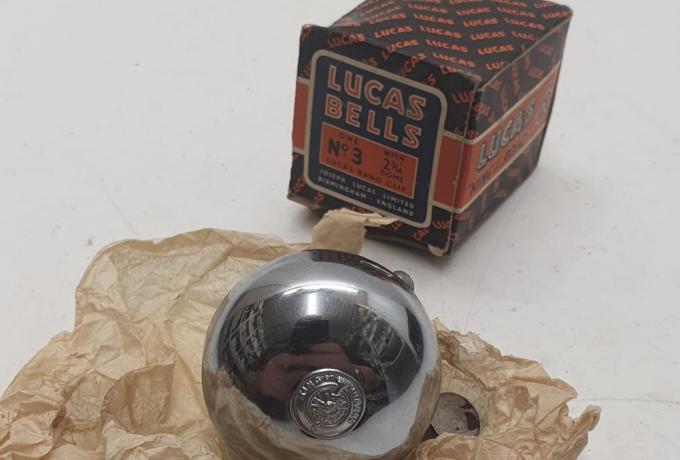 Lucas Bicycle Bell No. 3. 2 3/16" Dome