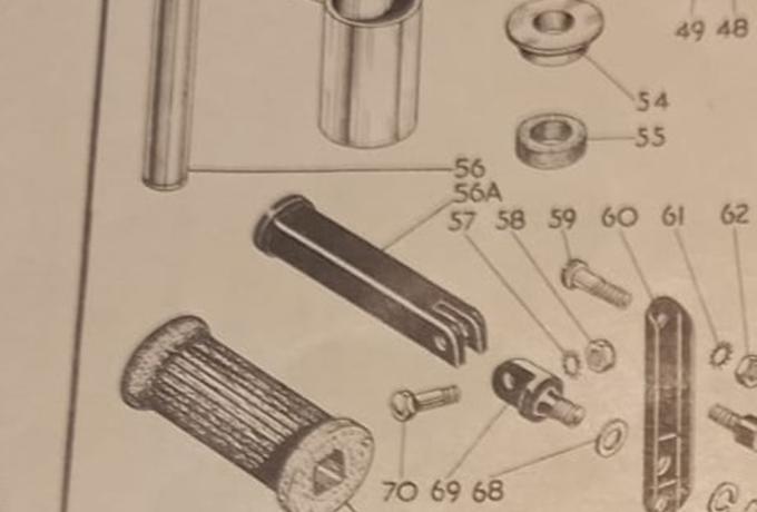 BSA Plunger Spring Cover Set Top Bantam D1, D3, C10, C11, C11G 