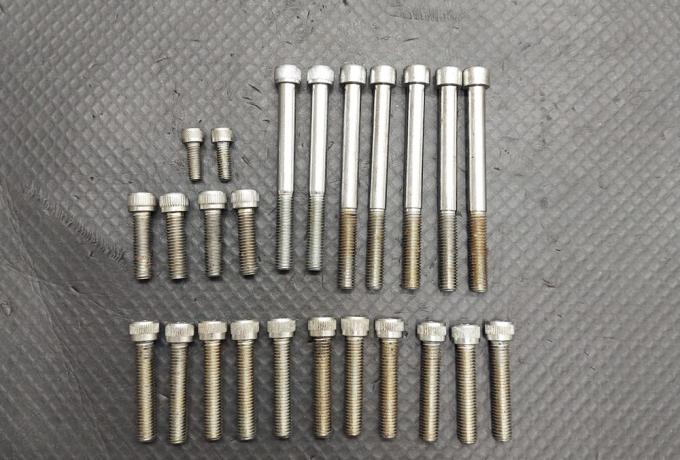 Triumph 350 / 500 Motor Imbusschrauben Set 1957-68