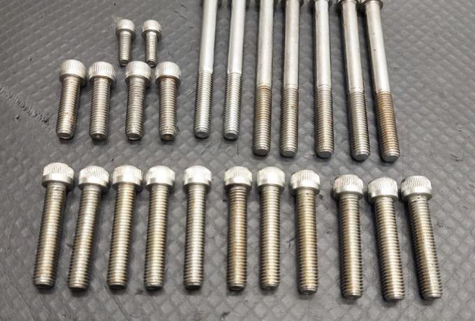 Triumph 350 / 500 Motor Imbusschrauben Set 1957-68
