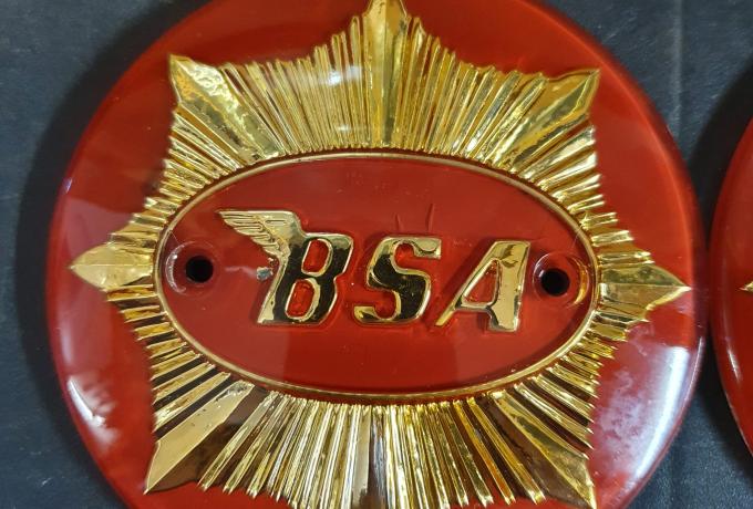BSA Gold Star Petrol Tank Badges /Pair. 4"