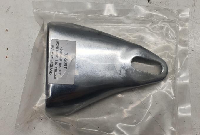 Triumph Headlamp Bracket Right hand T160 chrome