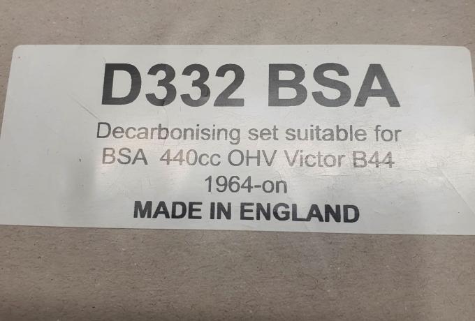 Decoke Engine Gasket Set BSA 440 cc OHV Victor B44 1964-
