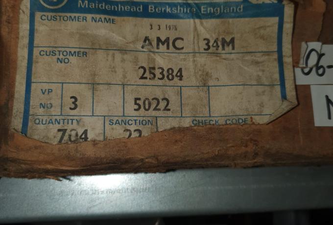 Norton Commando Big End Bearing Shells Std.  750, 850 cc /Set STD.