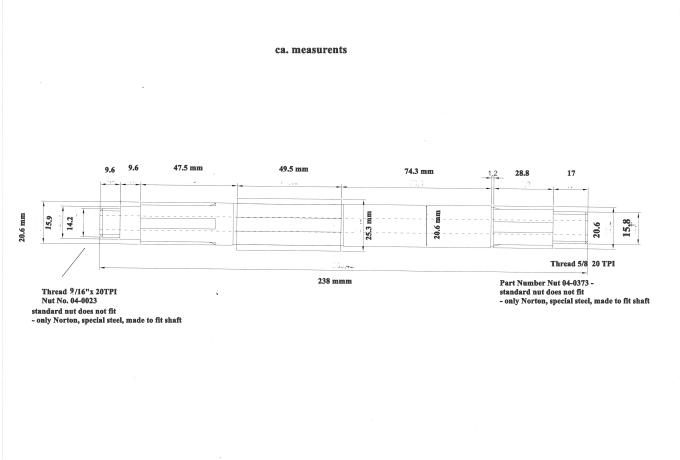 Norton Commando Mainshaft Gearbox 