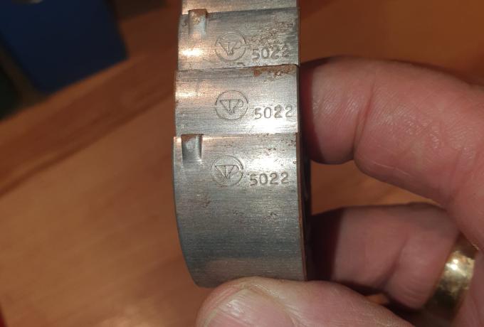 Norton Commando Big End Bearing Shells Std.  750, 850 cc /Set STD.