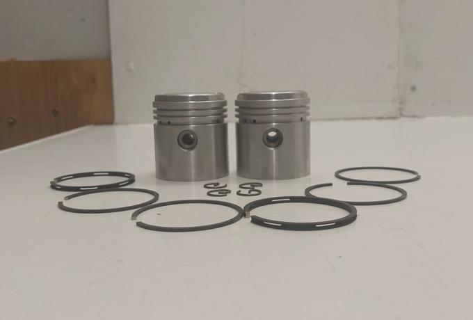 Triumph 3T JP Piston Pair + 060. 1946-