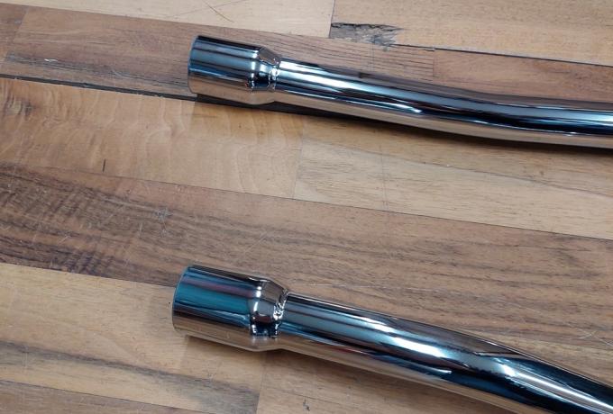 Triumph T150T Front Pipes Pair. 1970-72