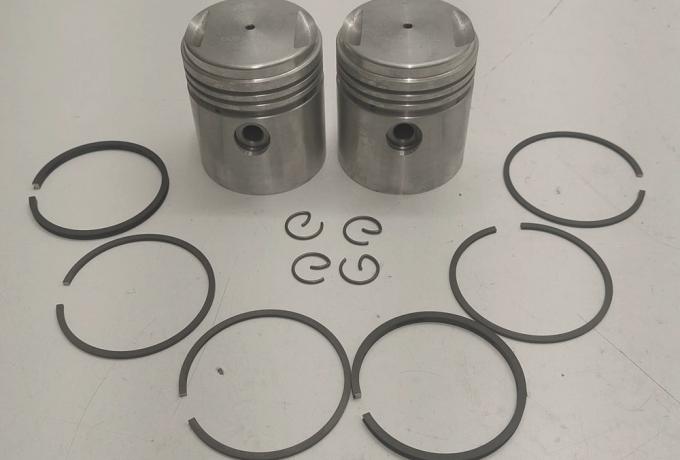Triumph 3T JP Piston Pair + 060. 1946-