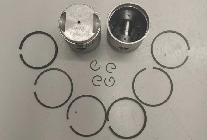 Triumph 3T JP Piston Pair + 060. 1946-