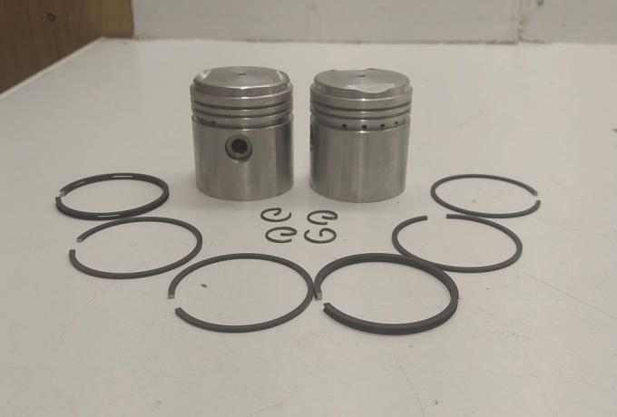 Triumph 3T JP Piston Pair + 060. 1946-