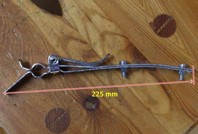 Hinterrad Ständer 1/2" - 12.7mm Clip/Halterung lang