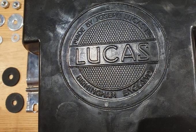 Lucas T-Battery Holder. Battery Case, Battery Clips. Mounting Set