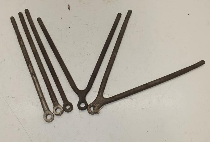 AJS V Twin Cylinder Tie Rods used 1920