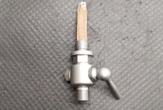 Petrol Tap with Filter 1/4"X1/4" R/Lever Turn mat