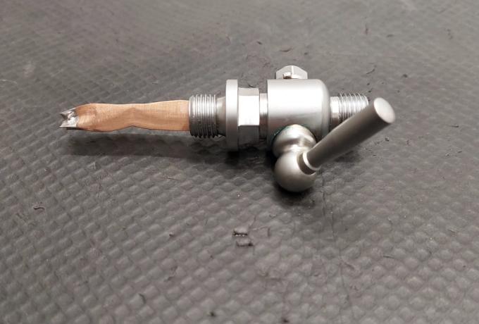 Petrol Tap with Filter 1/4"X1/4" R/Lever Turn mat