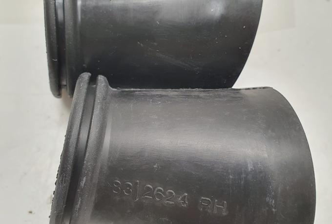 BSA A65 Air Filter Rubber Pair. Left and Right Hand Side