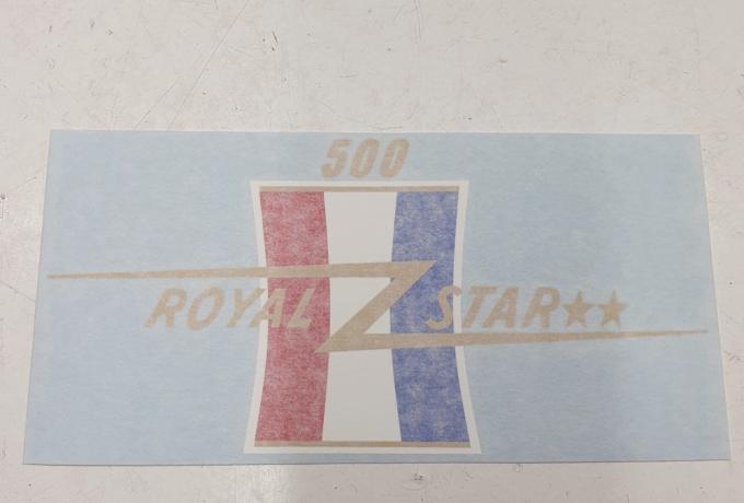 BSA Royal Star 500 Side Panel Sticker 1967