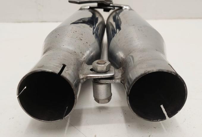 AJS / Matchless Model X, Model 2 Silencer Pair used