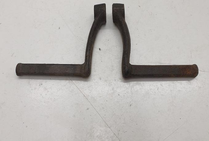 BSA A7.A10 Footrest Brackets. Front Footrests Pair used 