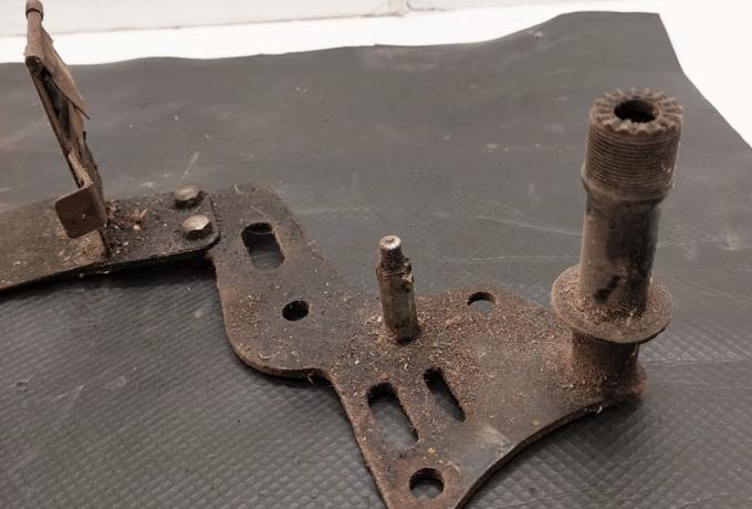 Norton Engine Plate with Battery Holder used