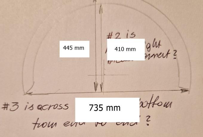 Mudguard/Fender . 19" Norton.Ariel.Scott.New Hudson.Brough Superior.Vintage Racing.Ajs.Matchless. Wi